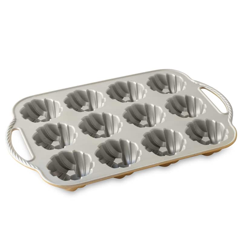 Nordic Ware 75th Anniversary Braided Mini Bundt Pan - Gold