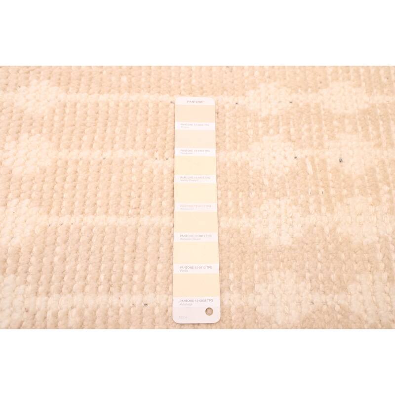 ECARPETGALLERY Hand-knotted Tangier Beige Wool Rug - 5'3 x 7'10