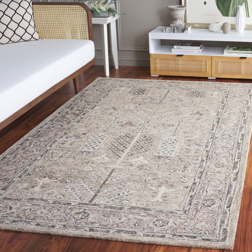 SAFAVIEH Handmade Metro Lorenzina French Country Wool Rug