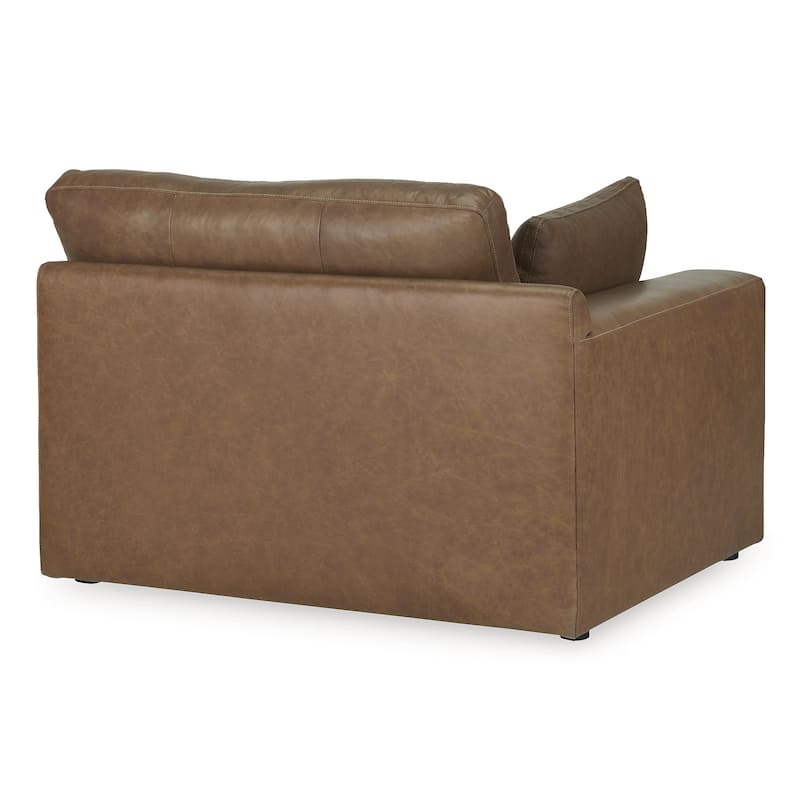 Signature Design by Ashley Emilia Brown Sofa and Loveseat - 140" W x 41" D x 36" H