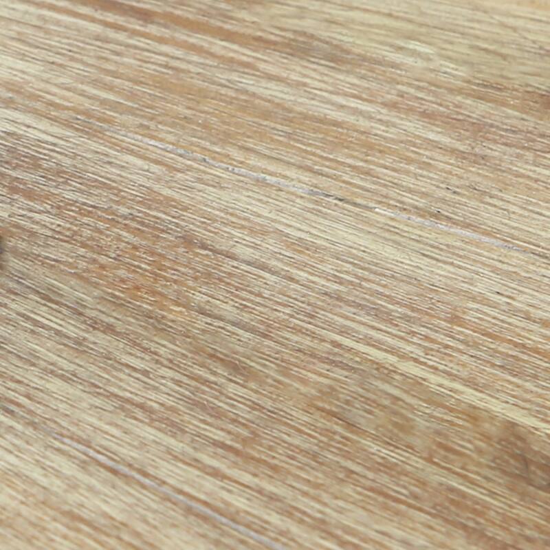 Outdoor Dining Table Eucalyptus Wood Round - 47.5" Teak Finish Patio Table - 47.5