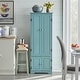 preview thumbnail 8 of 7, Simple Living Aston Modern Farmhouse Extra-tall Cabinet Antique Blue