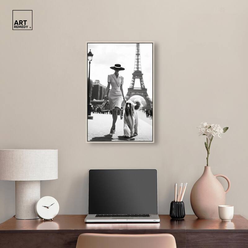 Fashionable Locks Noir Canvas by Art Remedy