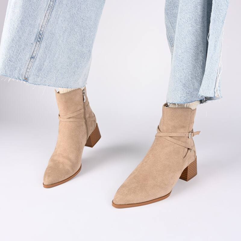Journee Collection Medium and Wide Width Women's Estelle Booties