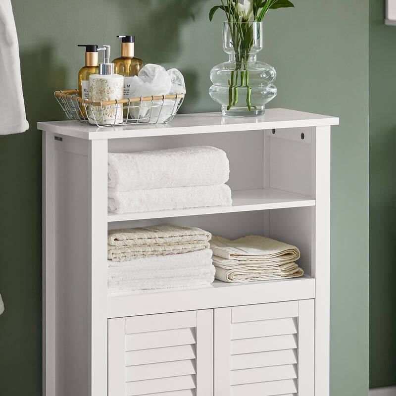 Haotian BZR13-W, Bathroom Cabinet Bathroom Shelf Bathroom Storage Cabinet Unit