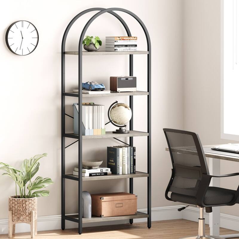 Arched bookshelf