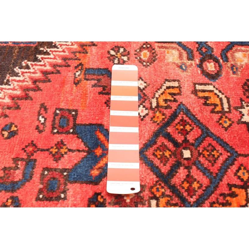 ECARPETGALLERY Hand-knotted Andelz Red Wool Rug - 4'4 x 7'0