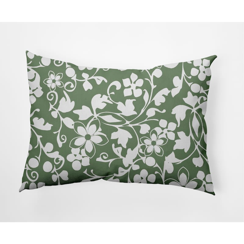 Evelyn Indoor/Outdoor Throw Pillow - Sage - 14" x 20"