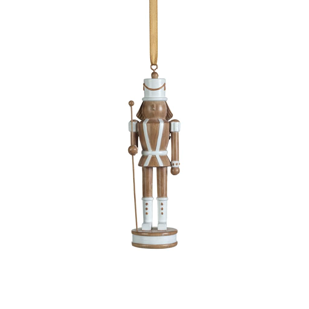 Gelsey Nutcracker with Pole Hanging Ornaments, Set of 4