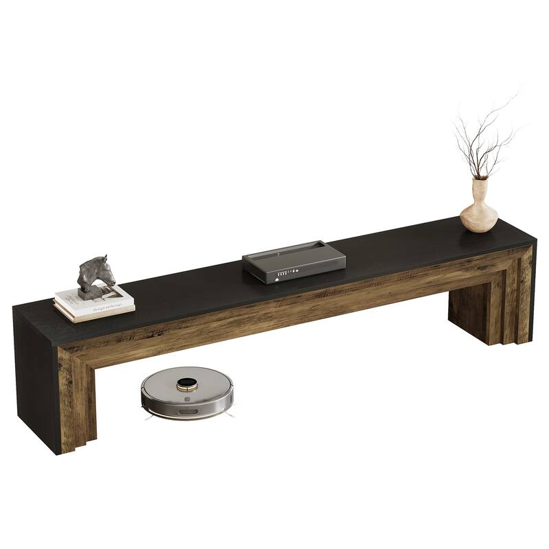 70.9" Extra Long Wooden TV Stand for 75-Inch TVs, Entertainment Center Media Console for Living Room