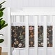 preview thumbnail 4 of 4, Sweet Jojo Designs + BreathableBaby Breathable Mesh Crib Liner Pad Boho Wildflower Vintage Floral Girl Black Orange Bohemian