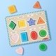 preview thumbnail 4 of 5, Melissa & Doug Shapes Chunky Puzzle - 8 Pieces - Multi