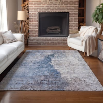 Machine Washable Indoor/ Outdoor Chantille Modern Impressions Rug