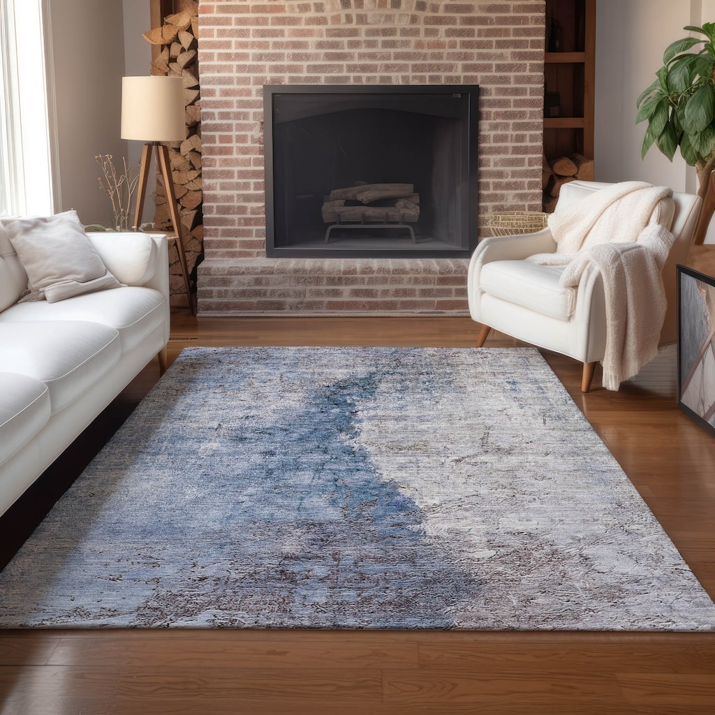 Machine Washable Indoor/ Outdoor Chantille Modern Impressions Rug