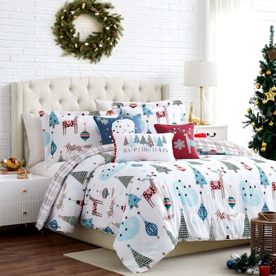 Winter Wonderland Oversized Reversable 6-Piece Comforter Set