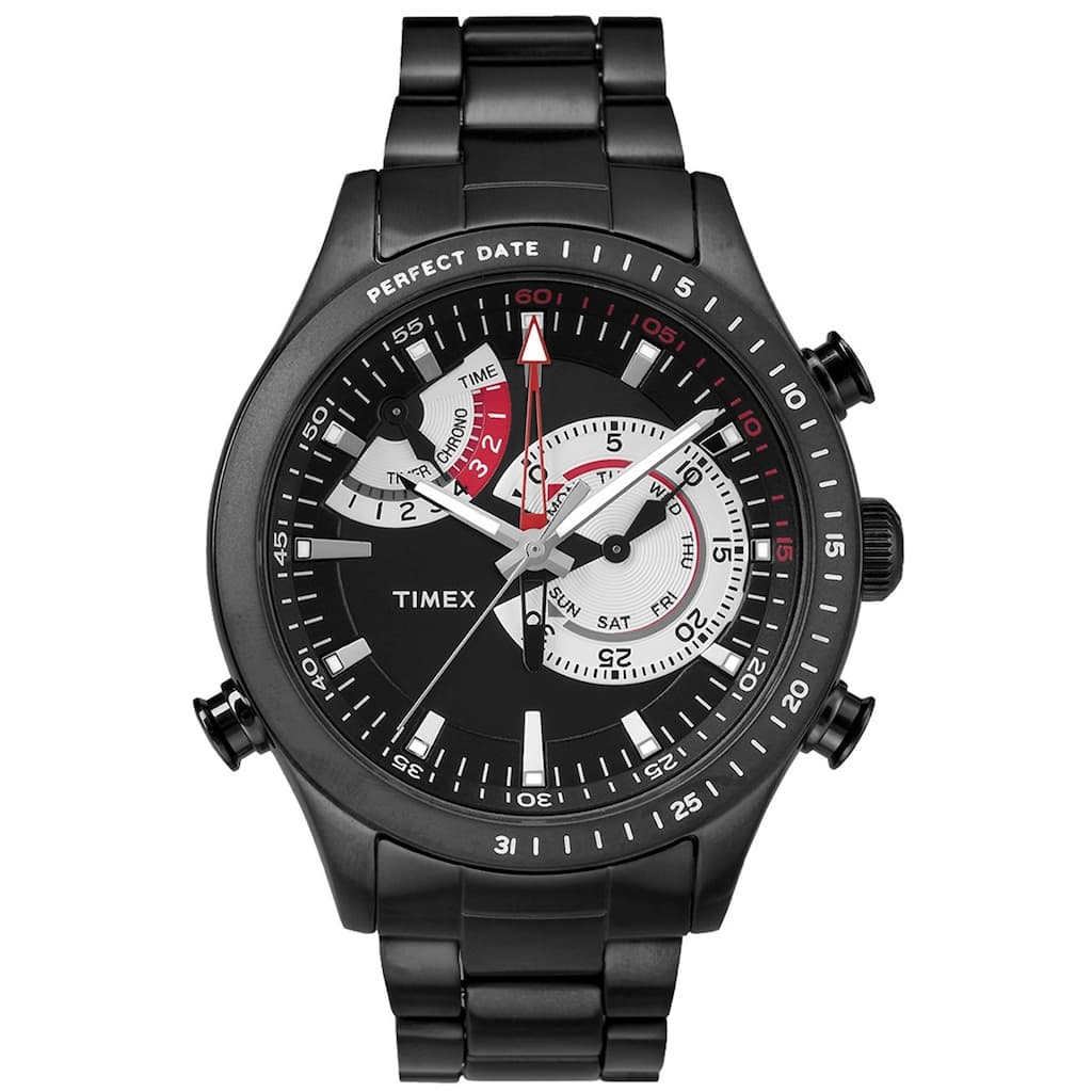 Timex Men's Intelligent Black Dial Watch - TW2P72800 - 6 (36)