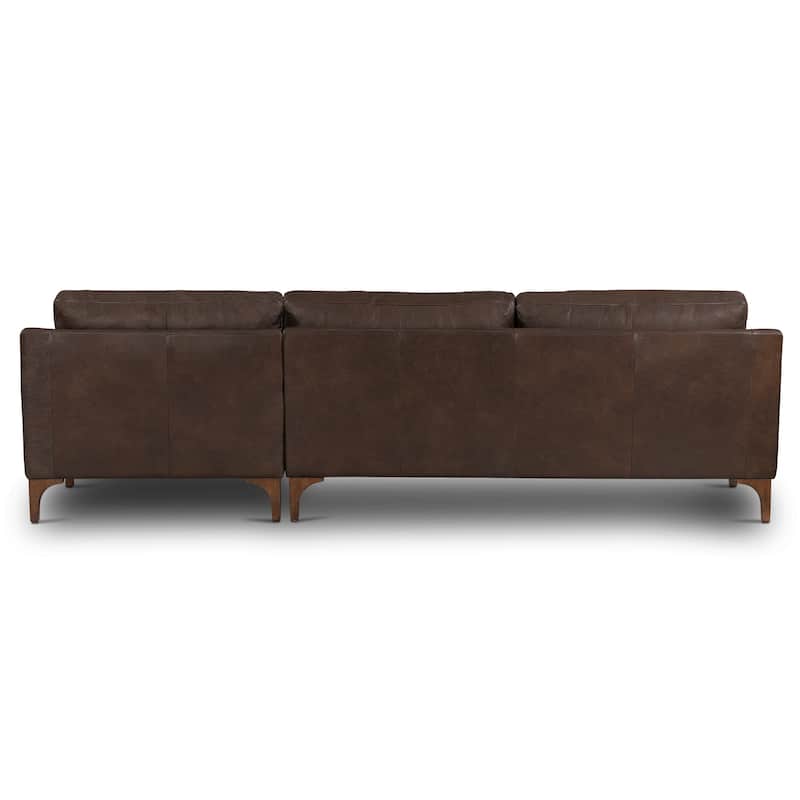 Poly & Bark Sorrento Sectional - Genuine Italian Leather