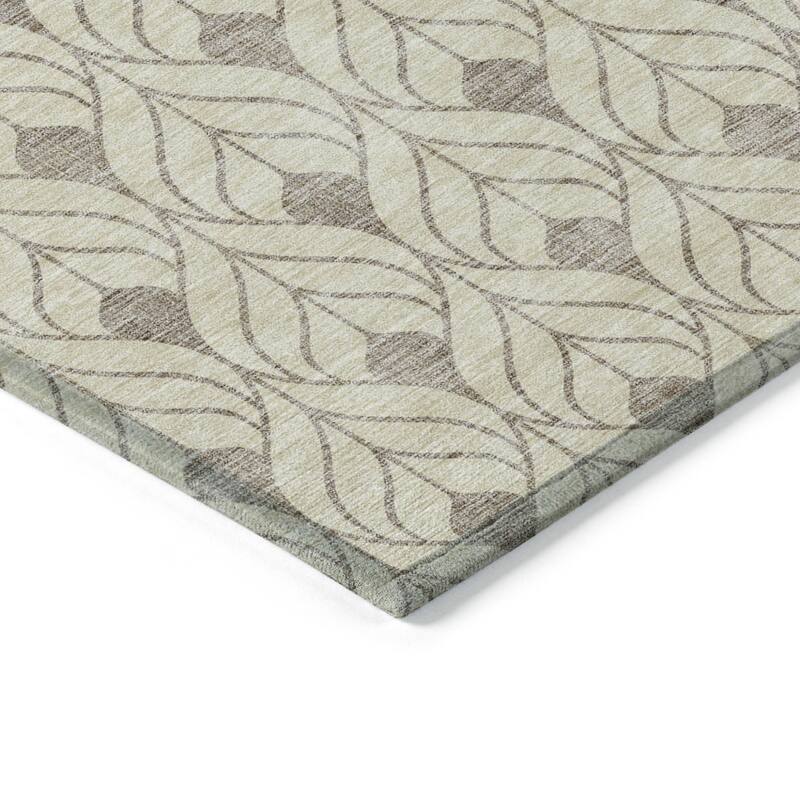 HomeRoots Geometric Transitional Rectangle Outdoor Rug
