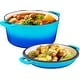 preview thumbnail 12 of 37, 2-in-1 Enameled Cast Iron Double Dutch Oven and Skillet Lid