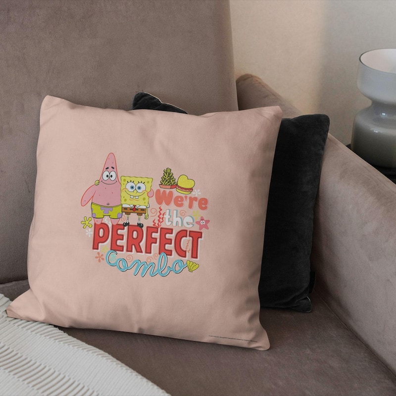 Nickelodeon Spongebob Valentine's Day 18 Inch Throw Pillow