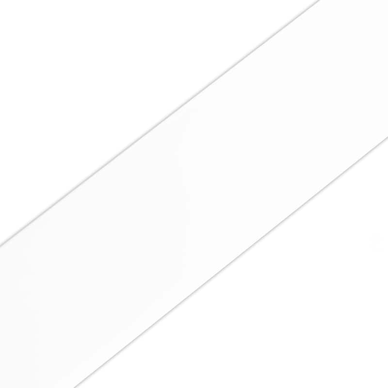 Merola Tile Battiscopa Glossy White 3-1/8" x 17-3/4" Ceramic Wall Trim - (1 Tile)