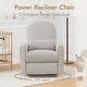 preview thumbnail 14 of 19, Freya Power Swivel Glider Recliner Nursery Chair