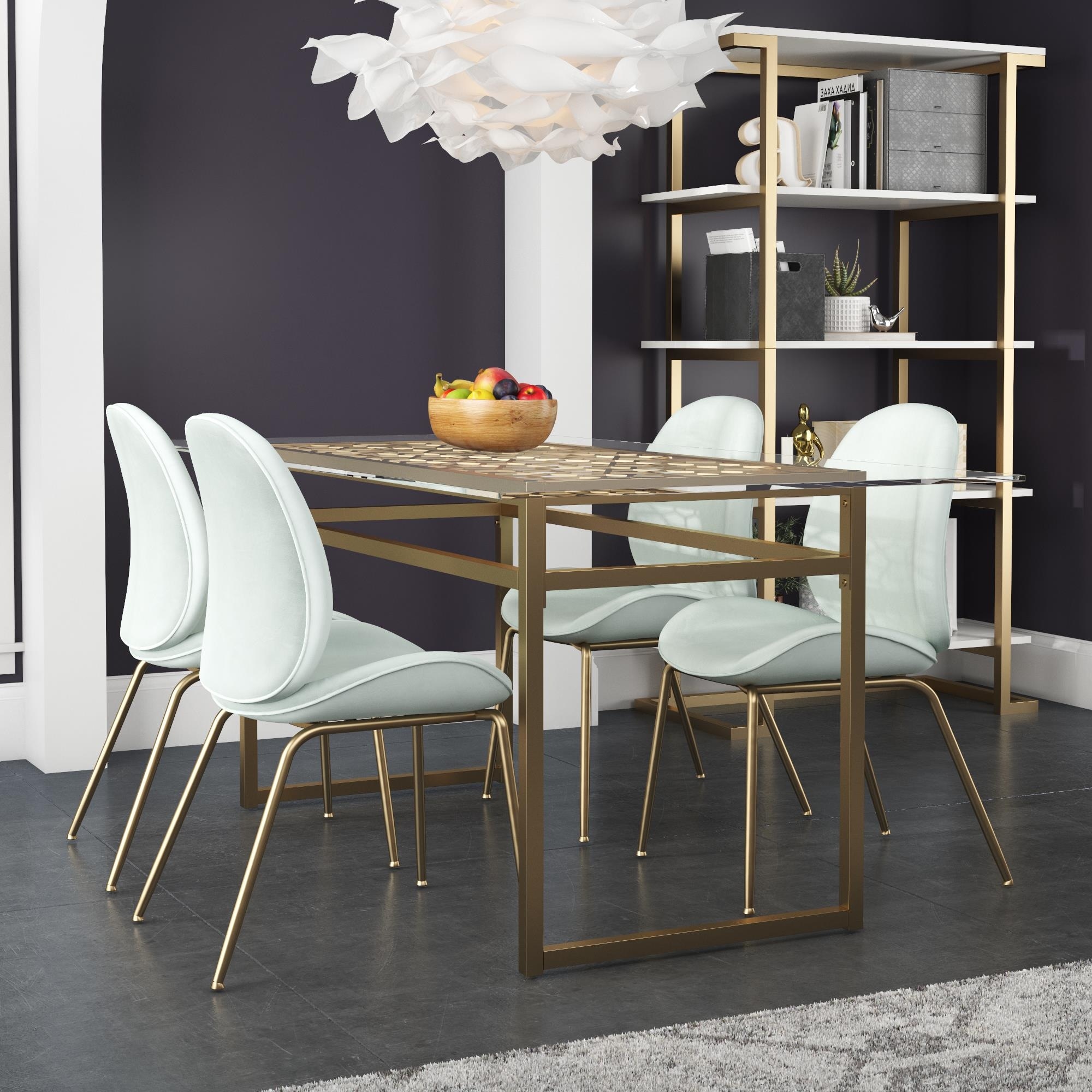 Cosmoliving juliette glass top coffee hot sale table