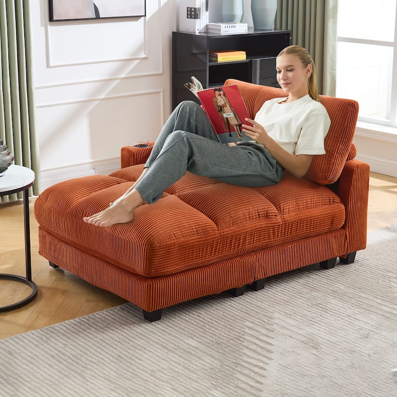 Sleeper Sofa Couch Bed,Oversized Chaise Lounge Chair Cozy Cloud Couch