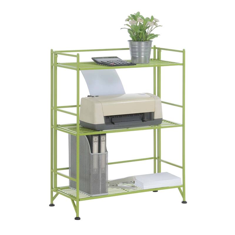 Convenience Concepts Xtra Storage 3 Tier Wide Folding Metal Shelf