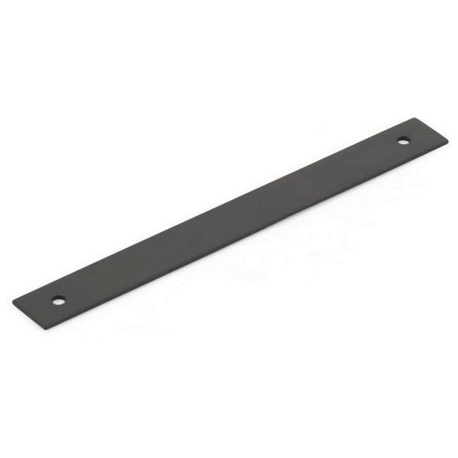 Schaub and Company Pub House Rectangular 6" Center to Center Solid - Matte Black