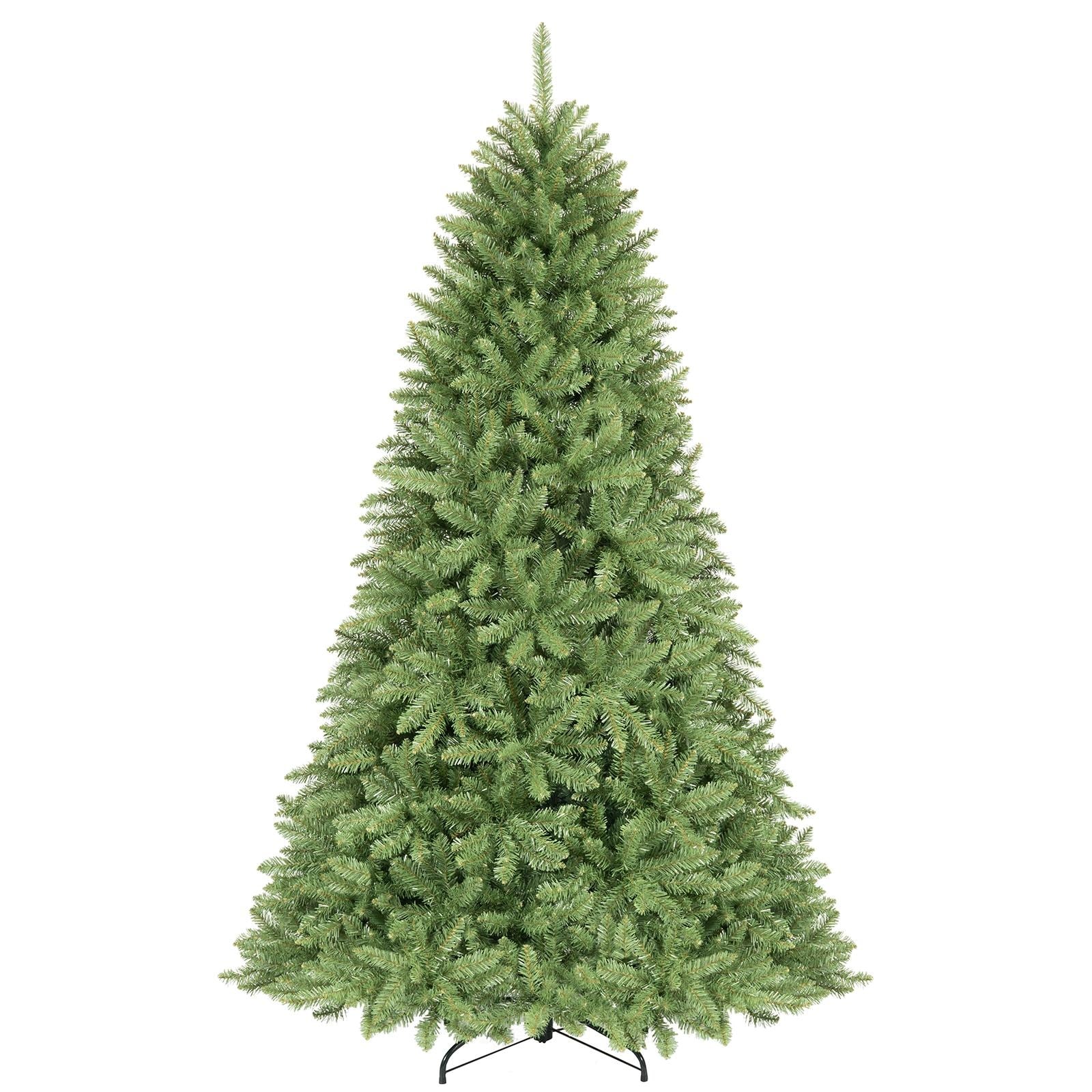 Gymax 6.5 FT Artificial Christmas Tree w/1838 Full Branch Tips &