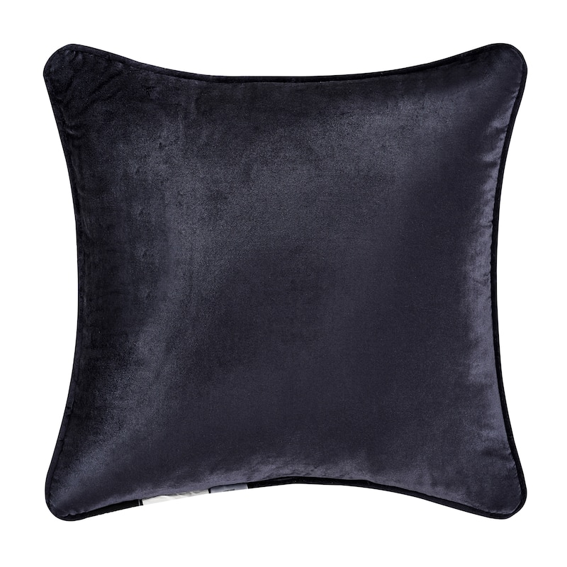 J. Queen New York Middlebury 18 Inch Square Embellished Decorative Throw Pillow