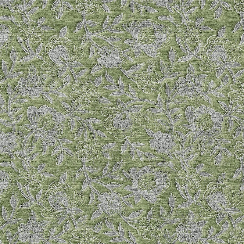 HomeRoots Floral Transitional Rectangle Outdoor Rug