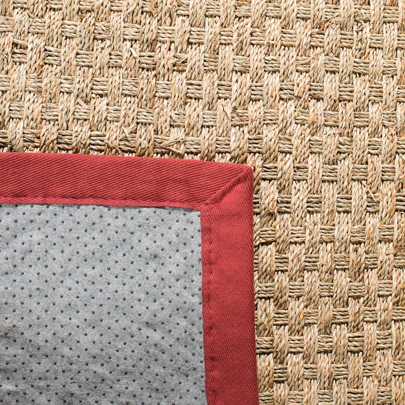 SAFAVIEH Natural Fiber Zymryd Basketweave Seagrass Rug
