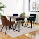 preview thumbnail 5 of 18, Carbon Loft Carmen Modern Extra Large Dining Table