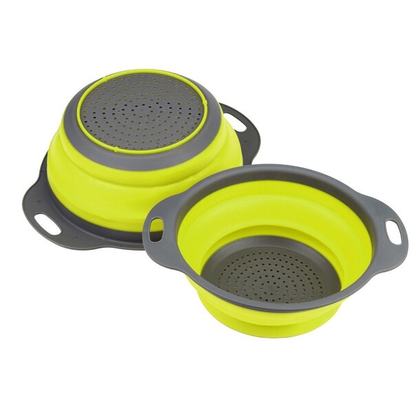 silicone strainer collapsible