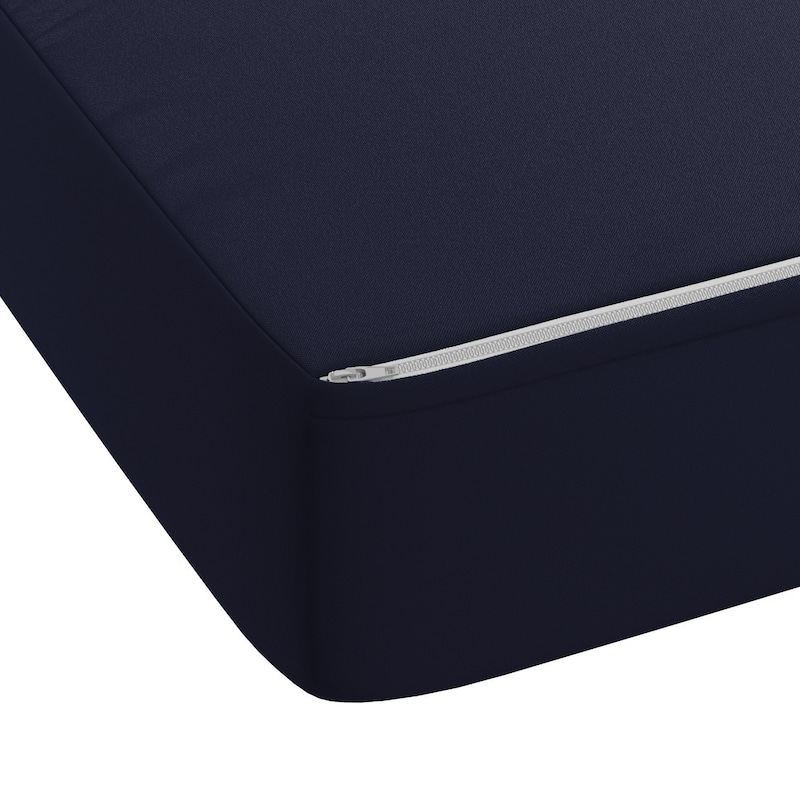 California Umbrella Outdoor Deep Seat Cushion Set, 24" x 48", 5.5" Thick Seat, Solstice Olefin Fabric