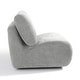 preview thumbnail 52 of 54, 33'' W Swivel Armless Sponge Filling Bean Bag Accent Chair Lounger