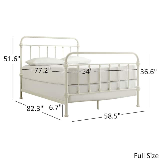 Giselle Victorian Iron Metal Bed by iNSPIRE Q Classic