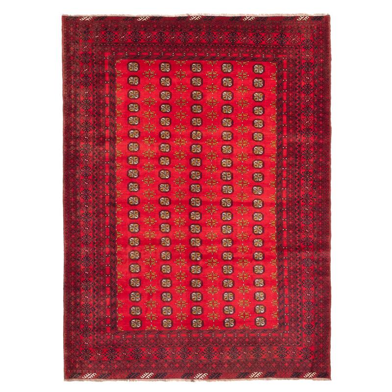 ECARPETGALLERY Hand-knotted Khal Mohammadi Red Wool Rug - 8'2 x 10'9