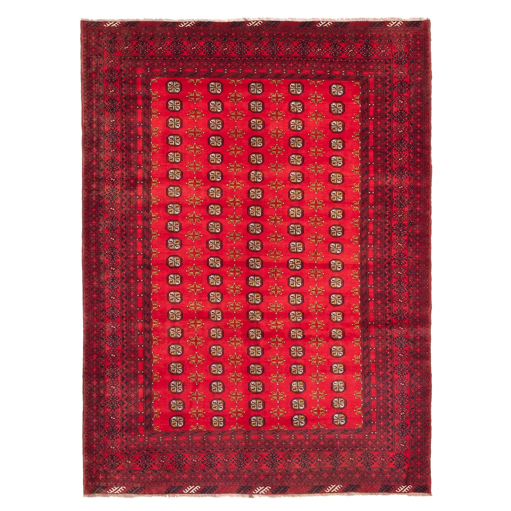 ECARPETGALLERY Hand-knotted Khal Mohammadi Red Wool Rug - 8'2 x 10'9