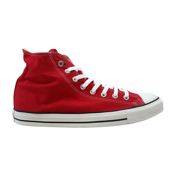 Men S Converse All Star Chuck Taylor M9621 Red Hi Top Canvas Casual Shoe