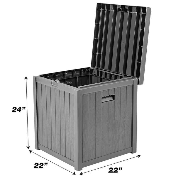 La Jolla Weatherproof Outdoor 51 Gallon Storage Deck Box w/Lid