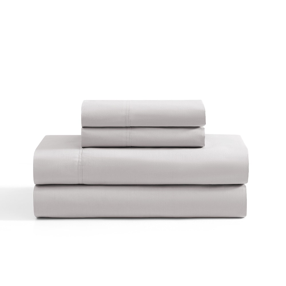 Tommy Hilfiger Solid Percale Cotton Sheet Set