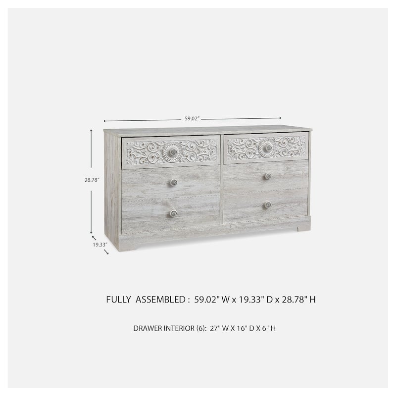 Signature Design by Ashley Paxberry White Dresser