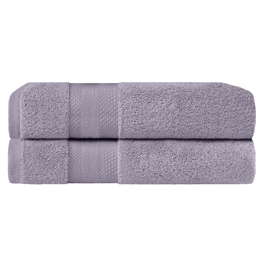 Blue Nile Mills Turkish Cotton Heavyweight Bath Sheet Set of 2