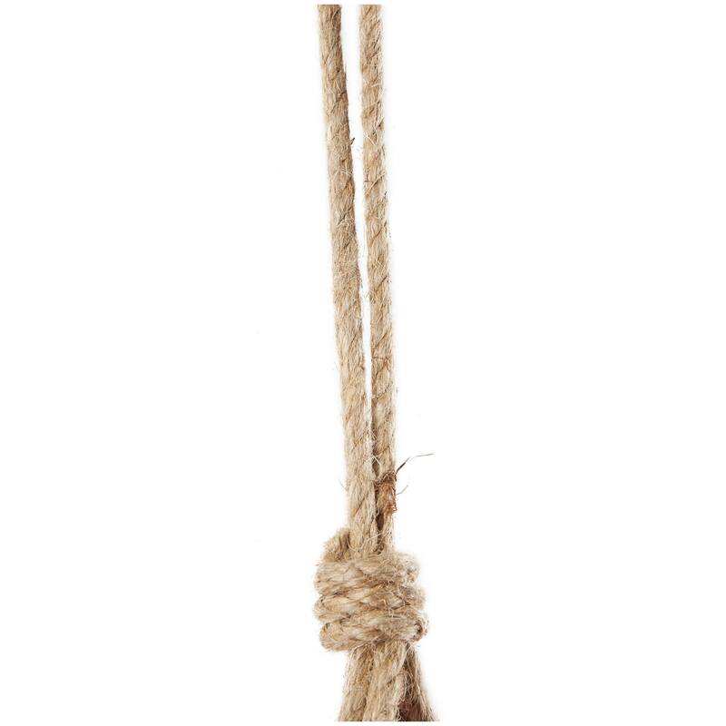 Gray, Red, Black or Bronze Metal Tibetan Inspired Decorative Cow Bell with Jute Hanging Rope (Set of 3)
