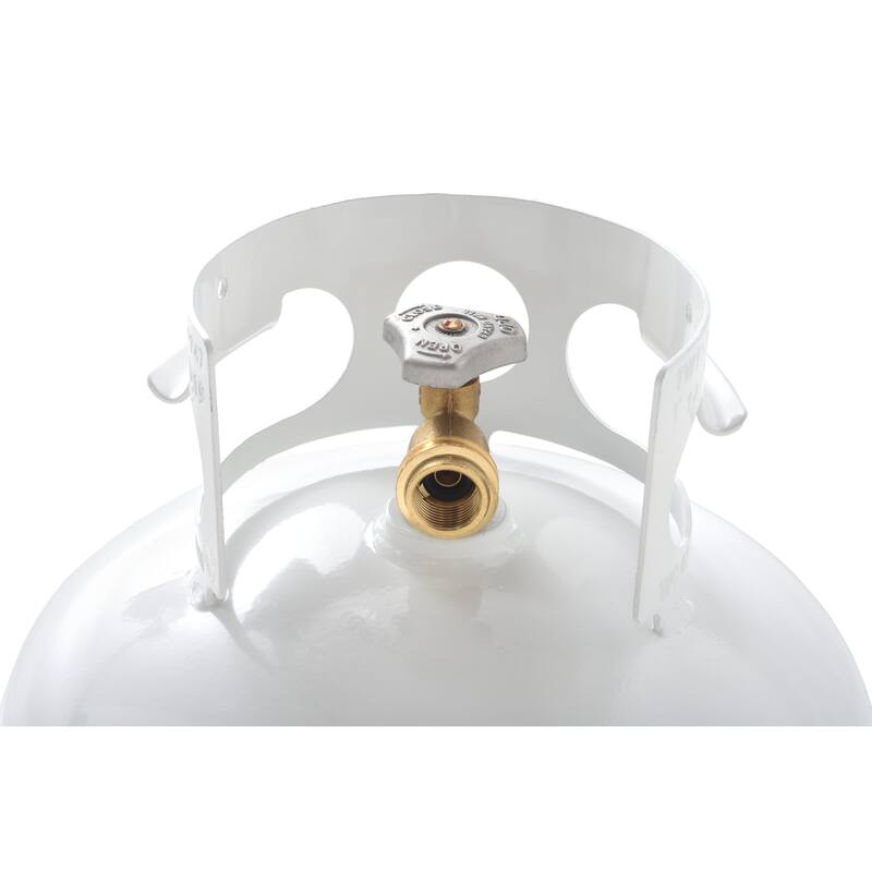 Flame King 30LB Steel Propane Tank Cylinder with Type 1 OPD Valve