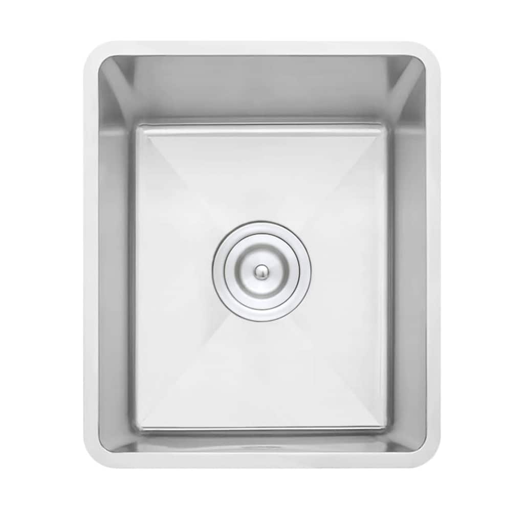 Build Essentials DSS1815 18" Undermount Single Basin Bar Sink