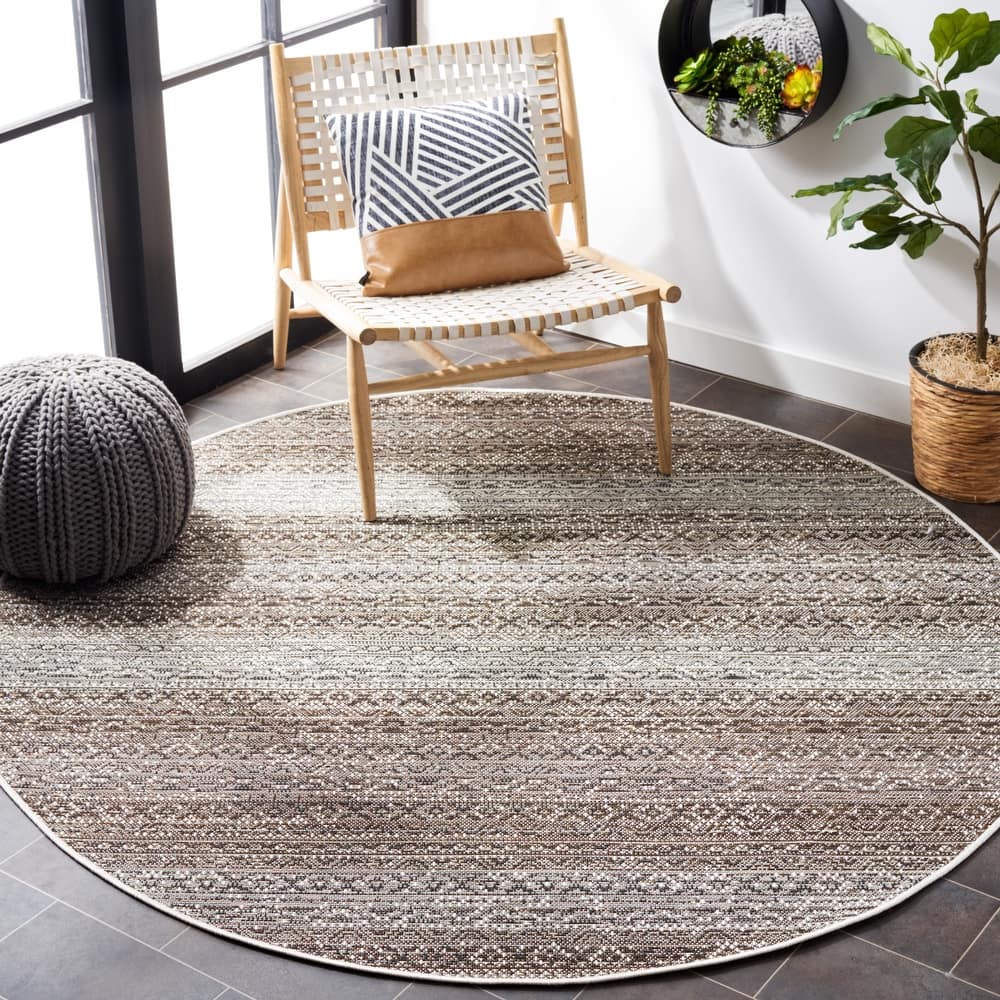 SAFAVIEH Havana Fruma Geometric Indoor/ Outdoor Waterproof Rug